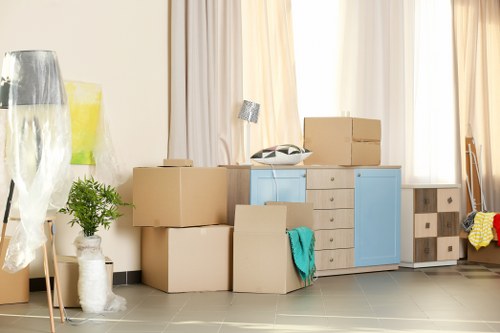Movers helping with a Tower Hill apartment relocation