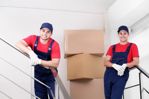 Office removals team planning a commercial move near Tower Hill
