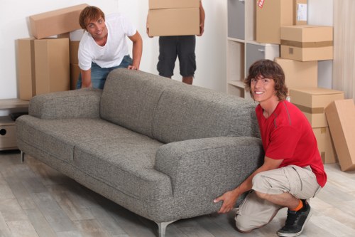 Local team handling furniture removal in Tower Hill streets