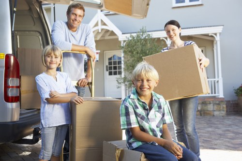 Packing and loading items for a Tower Hill house or office move