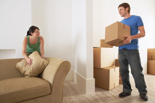Residential apartment move in the Tower Hill area with careful access planning