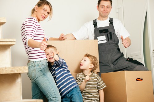 Local movers handling commercial office access in Tower Hill